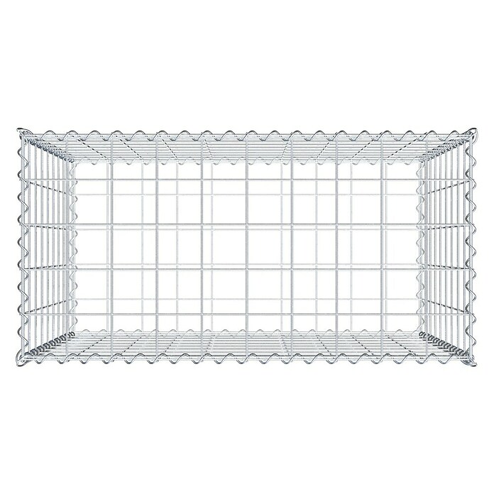Gabiona Gabione (100 x 50 x 90 cm, Metall, Maschenbreite: 100 mm, Maschenhöhe: 100 mm) | BAUHAUS