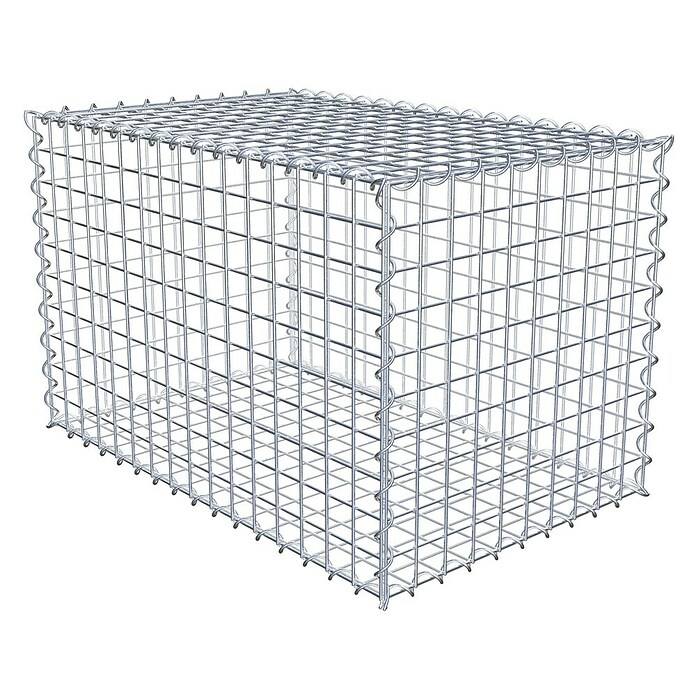 Gabiona Gabione (80 x 50 x 50 cm, Metall, Maschenbreite: 50 mm, Maschenhöhe: 50 mm) | BAUHAUS