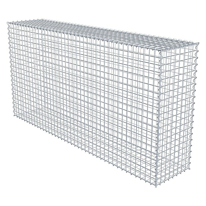 Gabiona Gabione (200 x 40 x 100 cm, Metall, Maschenbreite: 50 mm, Maschenhöhe: 50 mm) | BAUHAUS