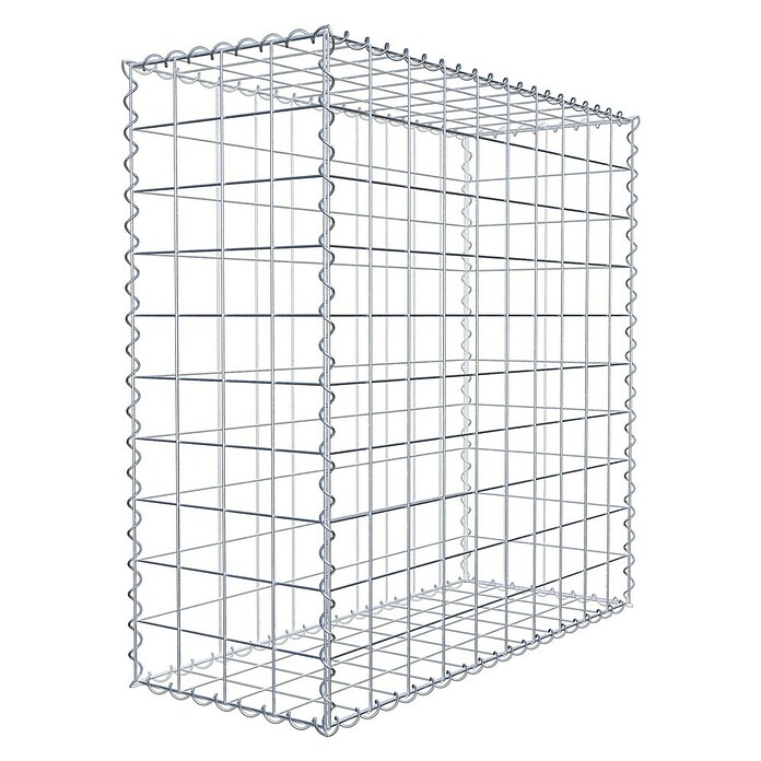 Gabiona Gabione (100 x 40 x 100 cm, Metall, Maschenbreite: 100 mm, Maschenhöhe: 100 mm) | BAUHAUS