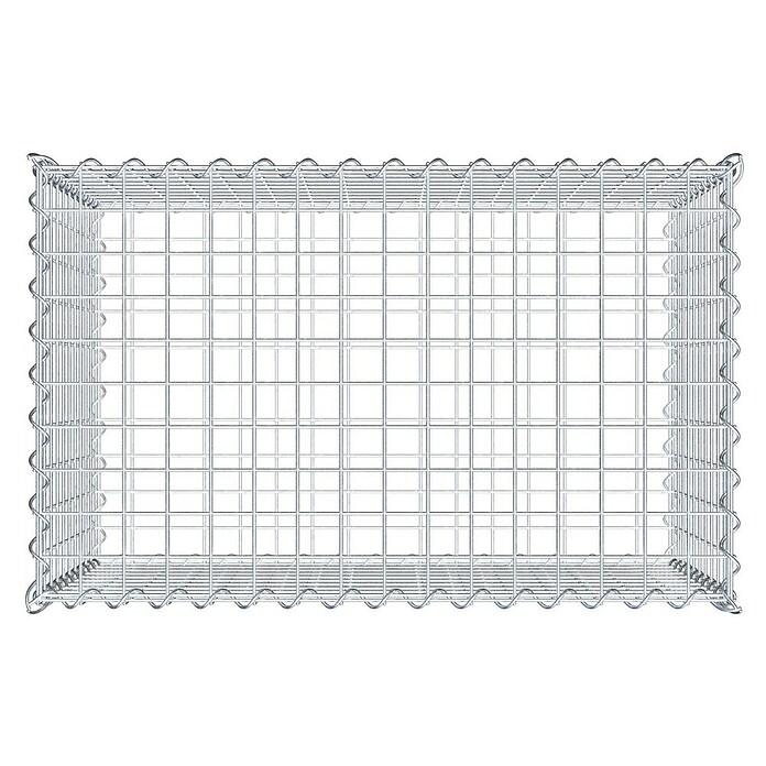 Gabiona Gabione (80 x 50 x 50 cm, Metall, Maschenbreite: 50 mm, Maschenhöhe: 50 mm) | BAUHAUS