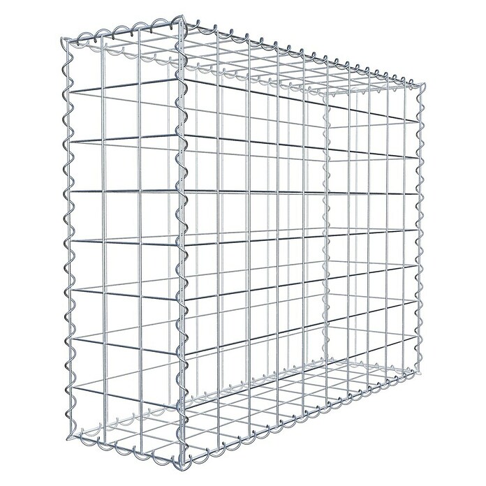 Gabiona Gabione (100 x 30 x 80 cm, Metall, Maschenbreite: 100 mm, Maschenhöhe: 100 mm) | BAUHAUS