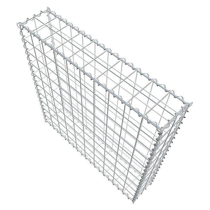 Gabiona Gabione (100 x 20 x 100 cm, Metall, Maschenbreite: 100 mm, Maschenhöhe: 100 mm) | BAUHAUS
