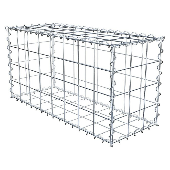 Gabiona Gabione (80 x 30 x 40 cm, Metall, Maschenbreite: 100 mm, Maschenhöhe: 100 mm) | BAUHAUS