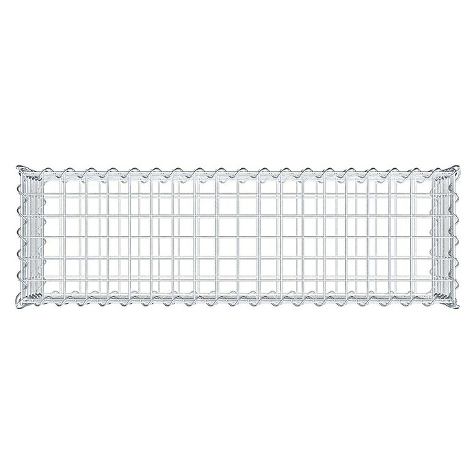 Gabiona Gabione (100 x 30 x 30 cm, Metall, Maschenbreite: 50 mm, Maschenhöhe: 50 mm) | BAUHAUS