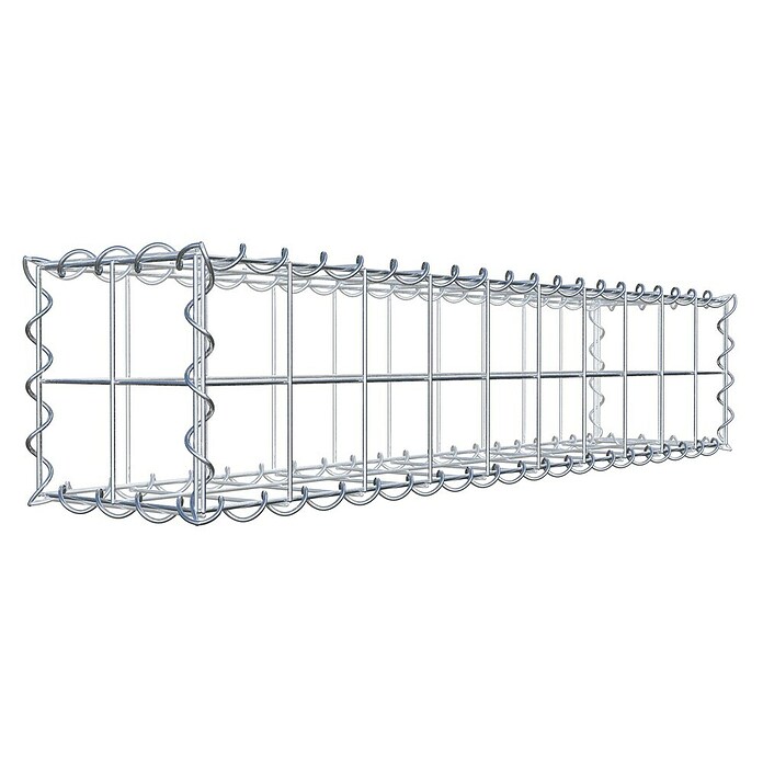Gabiona Gabione (100 x 20 x 20 cm, Metall, Maschenbreite: 100 mm, Maschenhöhe: 100 mm) | BAUHAUS