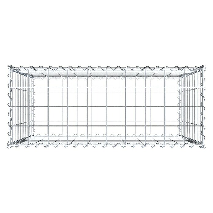 Gabiona Gabione (100 x 40 x 100 cm, Metall, Maschenbreite: 100 mm, Maschenhöhe: 100 mm) | BAUHAUS