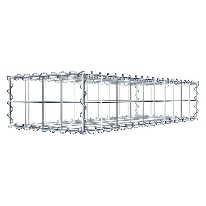 Gabiona Gabione (100 x 40 x 20 cm, Metall, Maschenbreite: 100 mm, Maschenhöhe: 100 mm) | BAUHAUS