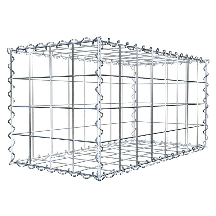 Gabiona Gabione (80 x 40 x 40 cm, Metall, Maschenbreite: 100 mm, Maschenhöhe: 100 mm) | BAUHAUS