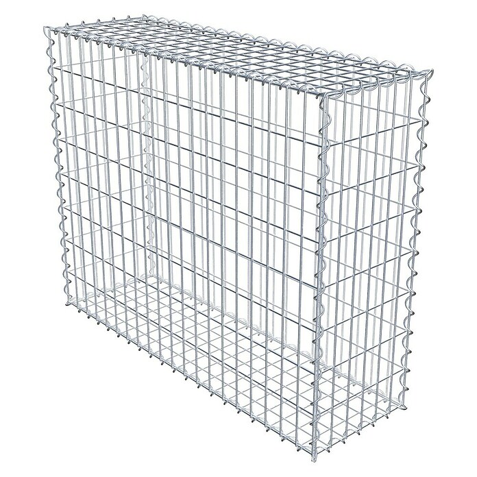 Gabiona Gabione (100 x 30 x 80 cm, Metall, Maschenbreite: 50 mm, Maschenhöhe: 100 mm) | BAUHAUS