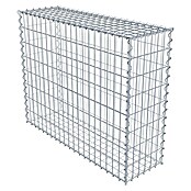 Gabiona Gabione (100 x 30 x 80 cm, Metall, Maschenbreite: 50 mm, Maschenhöhe: 100 mm) | BAUHAUS