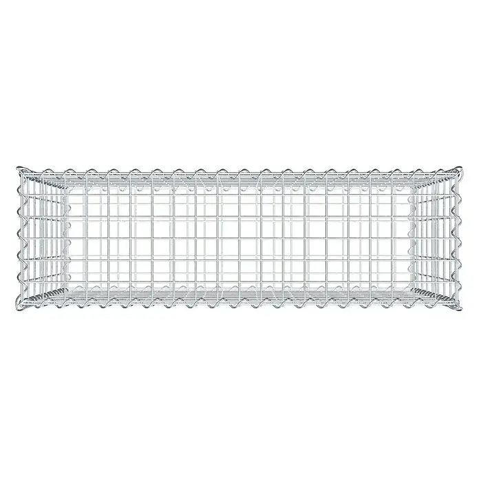 Gabiona Gabione - 100 x 30 x 80 cm, Metall, Maschenbreite: 50 mm, Maschenhöhe: 100 mm - Metallgabione für den Außenbereich. Der Gabionenkorb ist ideal für die Gartengestaltung und als Stützmauer geeignet. Robuste Bauweise.