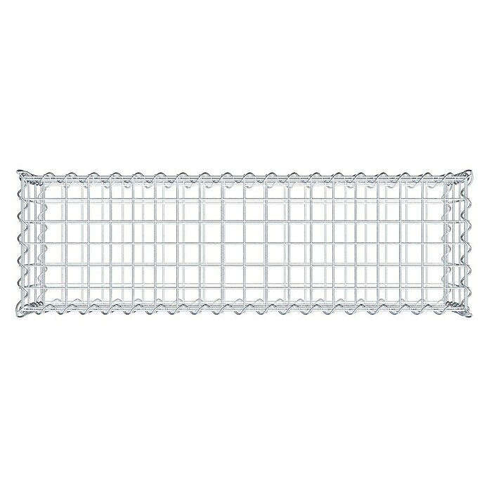 Gabiona Gabione (100 x 30 x 30 cm, Metall, Maschenbreite: 50 mm, Maschenhöhe: 100 mm) | BAUHAUS