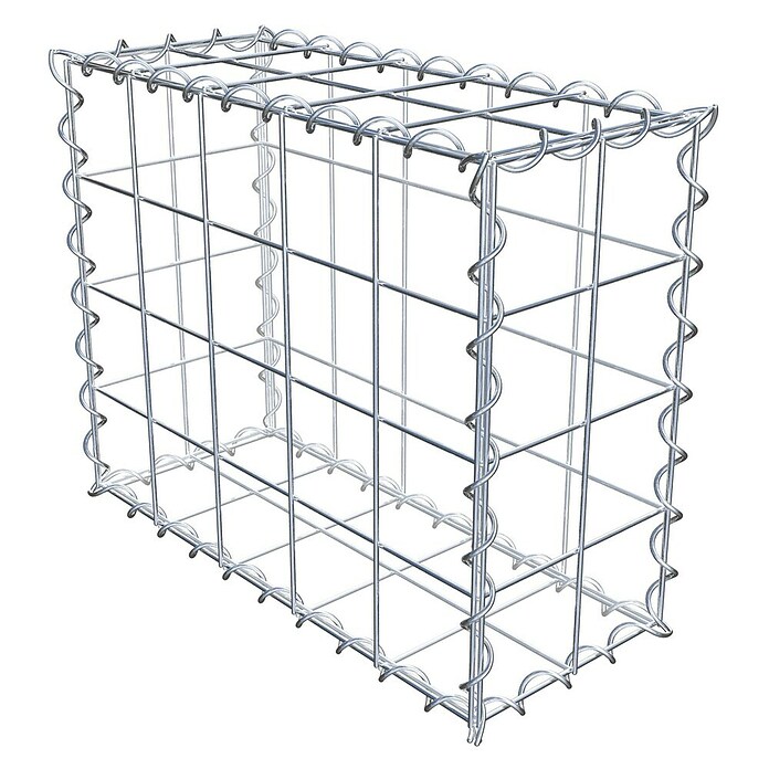 Gabiona Gabione (50 x 20 x 40 cm, Metall, Maschenbreite: 100 mm, Maschenhöhe: 100 mm) | BAUHAUS