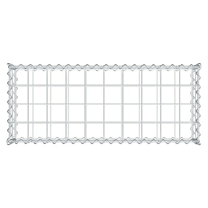 Gabiona Gabione (100 x 40 x 20 cm, Metall, Maschenbreite: 100 mm, Maschenhöhe: 100 mm) | BAUHAUS