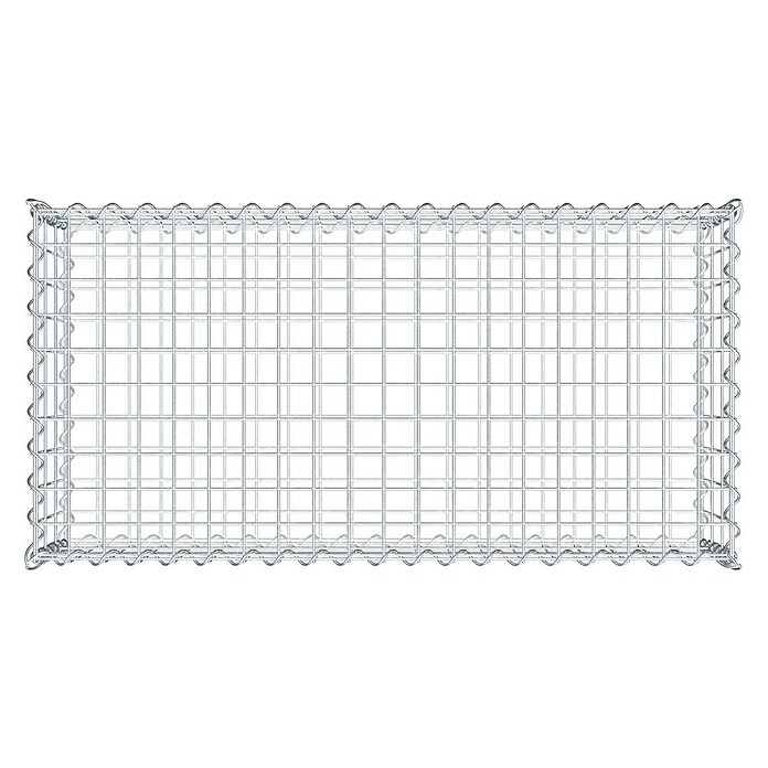 Gabiona Gabione (100 x 50 x 30 cm, Metall, Maschenbreite: 50 mm, Maschenhöhe: 100 mm) | BAUHAUS