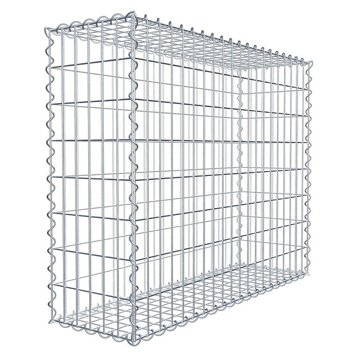 Gabiona Gabione (100 x 30 x 80 cm, Metall, Maschenbreite: 50 mm, Maschenhöhe: 100 mm) | BAUHAUS