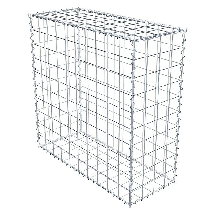 Gabiona Gabione (100 x 40 x 100 cm, Metall, Maschenbreite: 100 mm, Maschenhöhe: 100 mm) | BAUHAUS