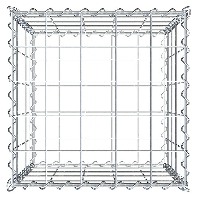 Gabiona Gabione (50 x 50 x 50 cm, Metall, Maschenbreite: 100 mm, Maschenhöhe: 100 mm) | BAUHAUS