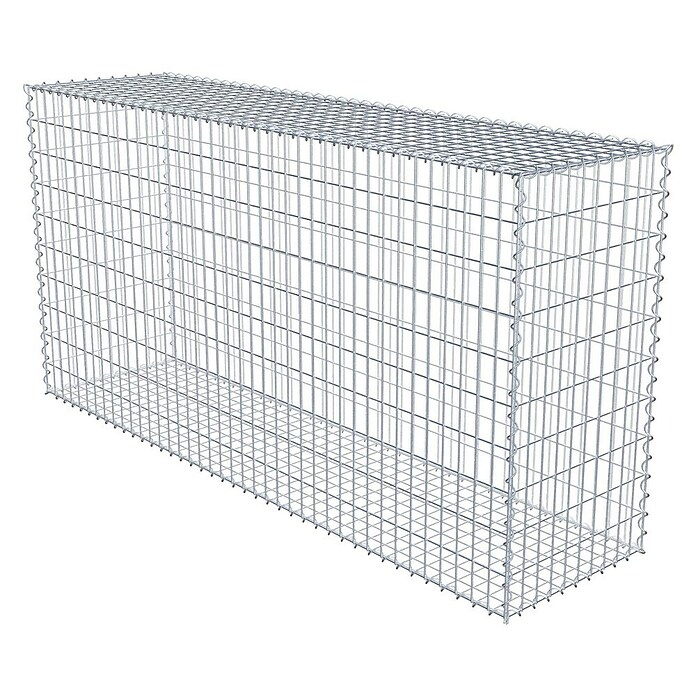 Gabiona Gabione (200 x 50 x 100 cm, Metall, Maschenbreite: 50 mm, Maschenhöhe: 100 mm) | BAUHAUS
