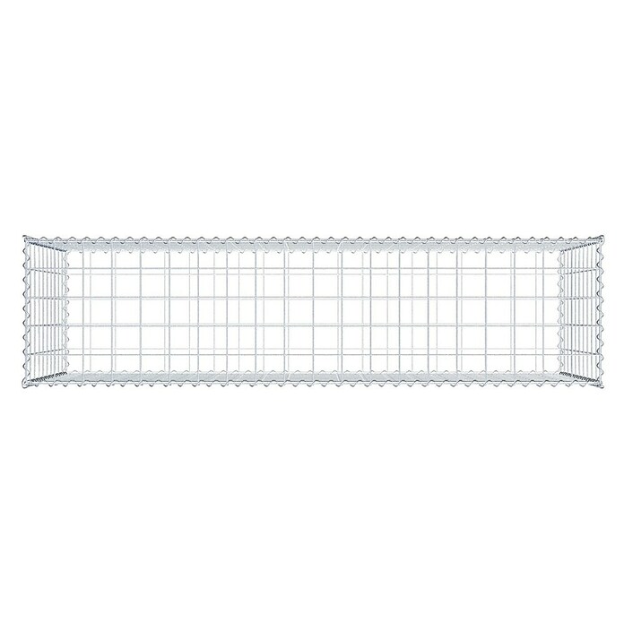 Gabiona Gabione (200 x 50 x 100 cm, Metall, Maschenbreite: 100 mm, Maschenhöhe: 100 mm) | BAUHAUS