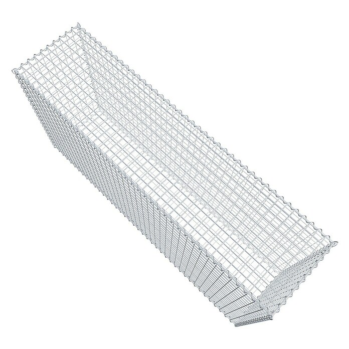 Gabiona Gabione (200 x 50 x 100 cm, Metall, Maschenbreite: 50 mm, Maschenhöhe: 50 mm) | BAUHAUS