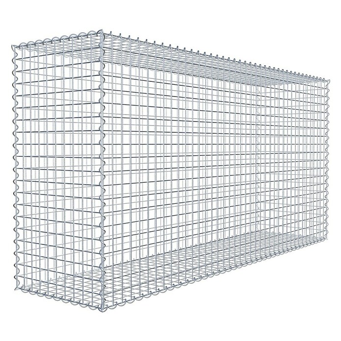 Gabiona Gabione (200 x 50 x 100 cm, Metall, Maschenbreite: 50 mm, Maschenhöhe: 50 mm) | BAUHAUS