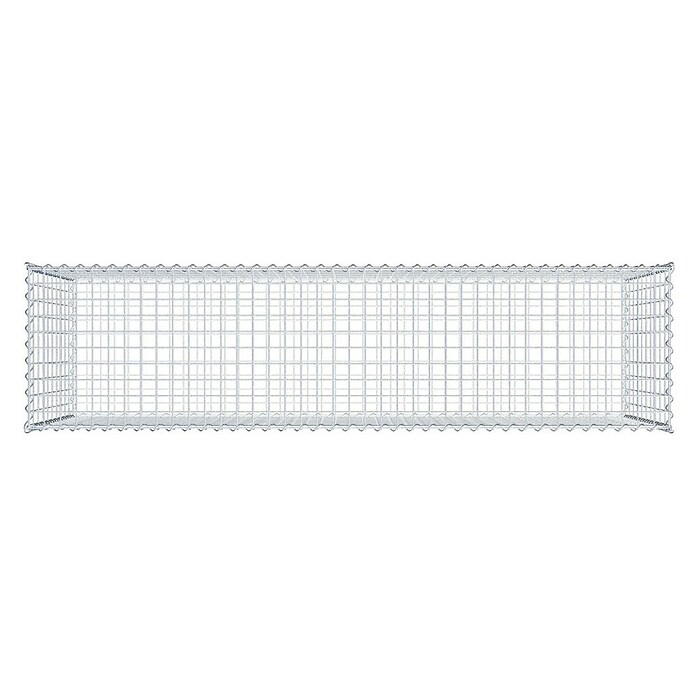 Gabiona Gabione (200 x 50 x 100 cm, Metall, Maschenbreite: 50 mm, Maschenhöhe: 100 mm) | BAUHAUS
