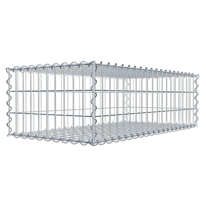 Gabiona Gabione (100 x 50 x 30 cm, Metall, Maschenbreite: 50 mm, Maschenhöhe: 100 mm) | BAUHAUS