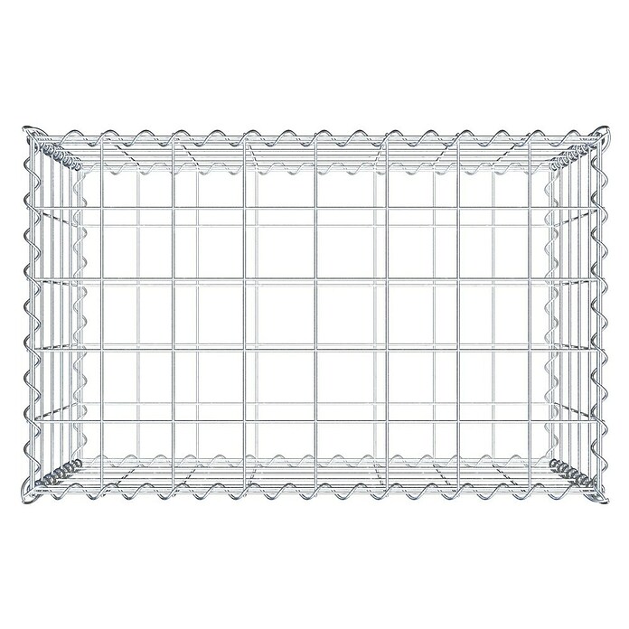 Gabiona Gabione (80 x 50 x 50 cm, Metall, Maschenbreite: 100 mm, Maschenhöhe: 100 mm) | BAUHAUS