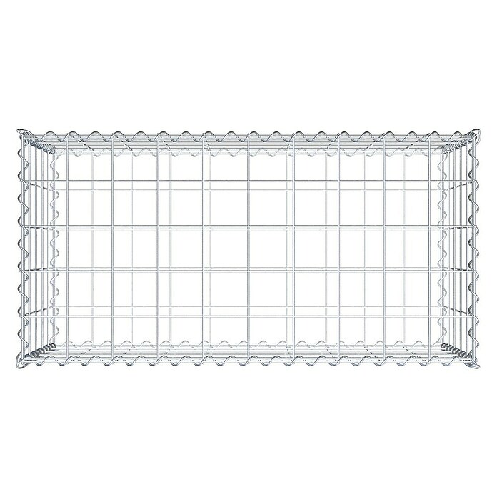 Gabiona Gabione (100 x 50 x 50 cm, Metall, Maschenbreite: 100 mm, Maschenhöhe: 100 mm) | BAUHAUS