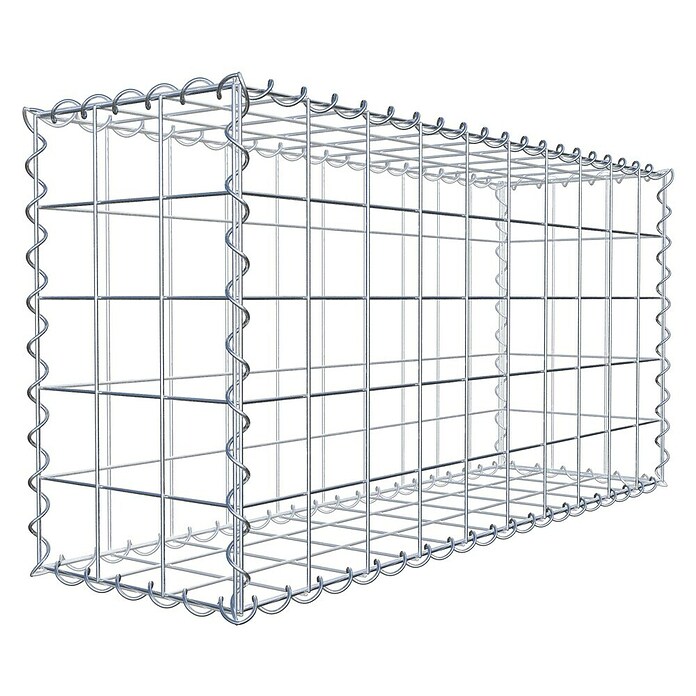 Gabiona Gabione (100 x 30 x 50 cm, Metall, Maschenbreite: 100 mm, Maschenhöhe: 100 mm) | BAUHAUS