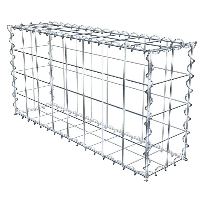 Gabiona Gabione (80 x 20 x 40 cm, Metall, Maschenbreite: 100 mm, Maschenhöhe: 100 mm) | BAUHAUS