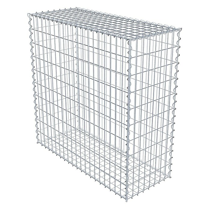 Gabiona Gabione (100 x 40 x 100 cm, Metall, Maschenbreite: 50 mm, Maschenhöhe: 100 mm) | BAUHAUS