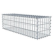 Gabiona Gabione (100 x 30 x 30 cm, Metall, Maschenbreite: 50 mm, Maschenhöhe: 100 mm) | BAUHAUS