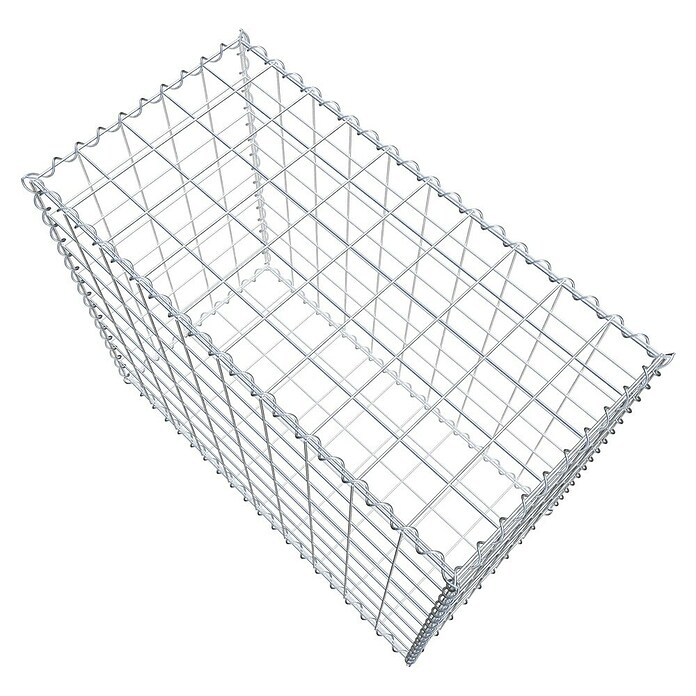 Gabiona Gabione (100 x 50 x 80 cm, Metall, Maschenbreite: 100 mm, Maschenhöhe: 100 mm) | BAUHAUS