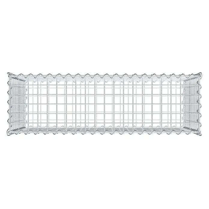 Gabiona Gabione - 100 x 30 x 60 cm, Metall, Maschenbreite: 50 mm, Maschenhöhe: 50 mm - Ein Gabionen-Steinkorb aus verzinktem Drahtgeflecht für den Garten- und Landschaftsbau. Stabil und vielseitig einsetzbar.