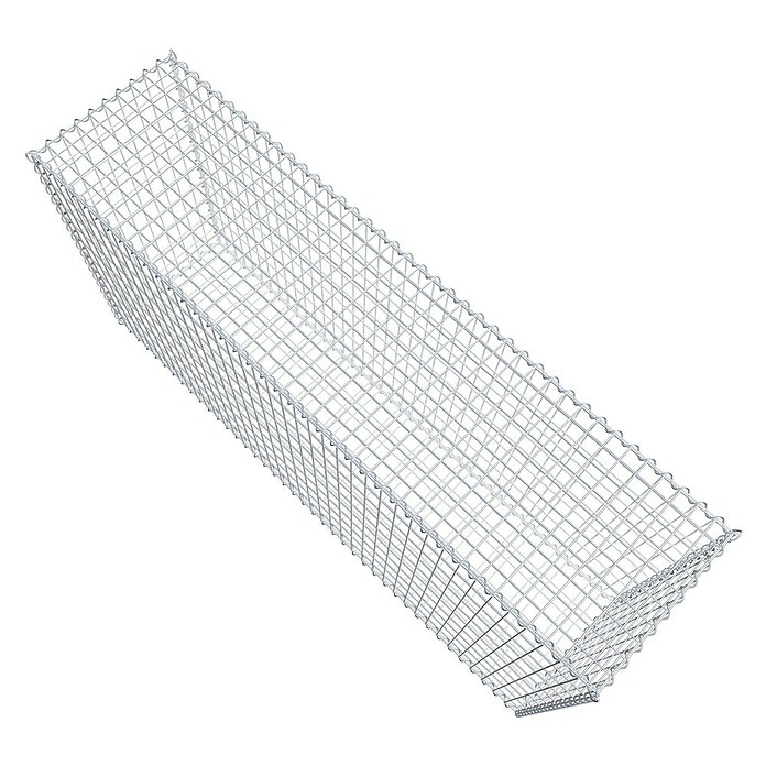 Gabiona Gabione (200 x 50 x 100 cm, Metall, Maschenbreite: 50 mm, Maschenhöhe: 100 mm) | BAUHAUS