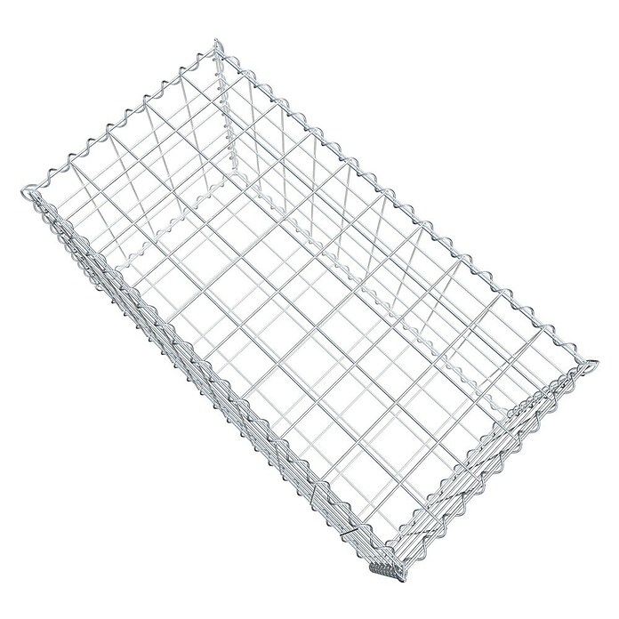 Gabiona Gabione (100 x 50 x 50 cm, Metall, Maschenbreite: 100 mm, Maschenhöhe: 100 mm) | BAUHAUS