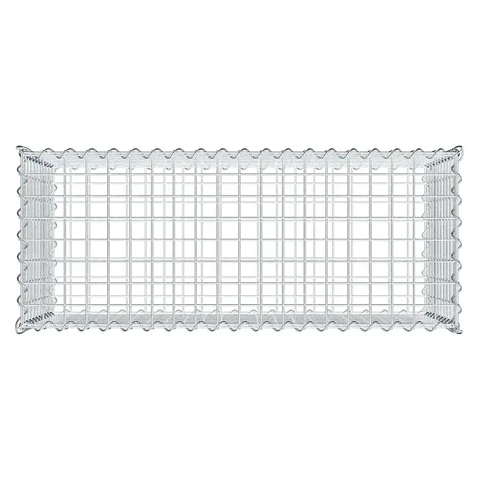 Gabiona Gabione - 100 x 40 x 50 cm, Metall, Maschenbreite: 50 mm, Maschenhöhe: 50 mm - Gabionen-Steinkorb aus Drahtgeflecht. Der stabile Steinkorb ist ideal für Garten- und Landschaftsbau.