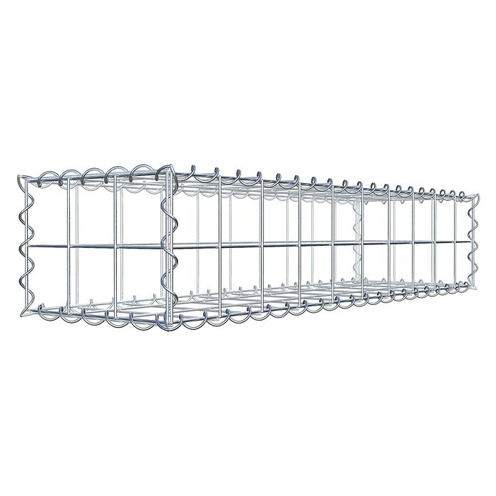 Gabiona Gabione (100 x 30 x 20 cm, Metall, Maschenbreite: 100 mm, Maschenhöhe: 100 mm) | BAUHAUS