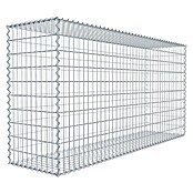Gabiona Gabione (200 x 50 x 100 cm, Metall, Maschenbreite: 50 mm, Maschenhöhe: 100 mm) | BAUHAUS