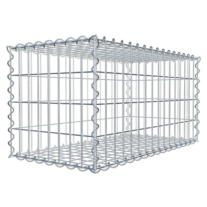 Gabiona Gabione (80 x 40 x 40 cm, Metall, Maschenbreite: 50 mm, Maschenhöhe: 100 mm) | BAUHAUS