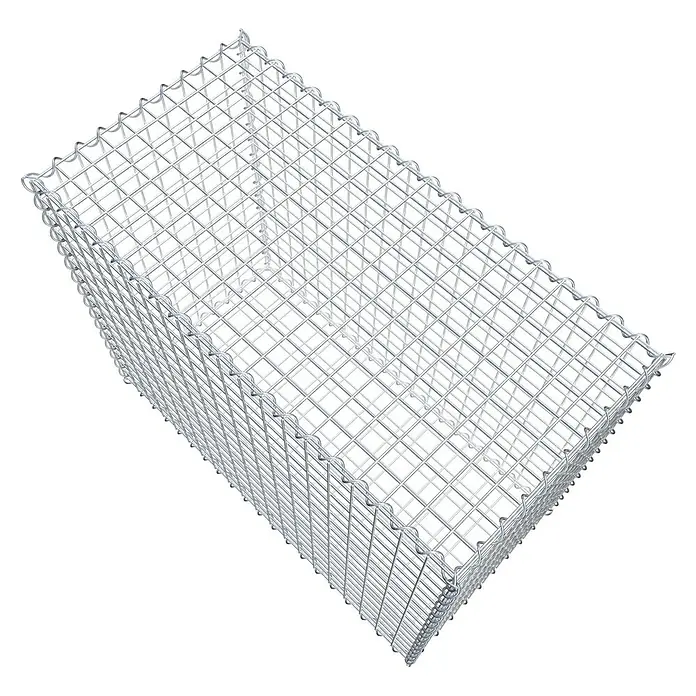 Gabiona Gabione - 100 x 50 x 80 cm, Metall, Maschenbreite: 50 mm, Maschenhöhe: 50 mm - Gabionenkorb aus Drahtgeflecht für den Einsatz im Garten- und Landschaftsbau, ideal zur Befüllung mit Steinen.