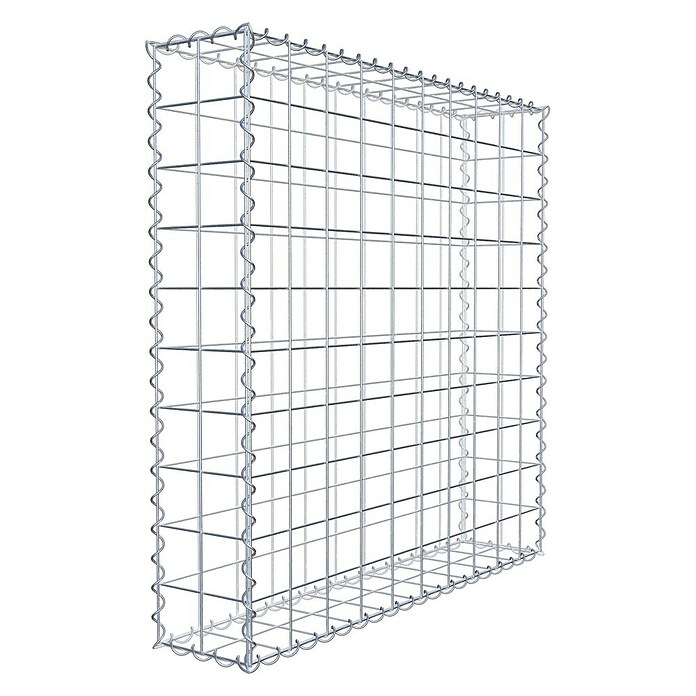 Gabiona Gabione (100 x 20 x 100 cm, Metall, Maschenbreite: 100 mm, Maschenhöhe: 100 mm) | BAUHAUS