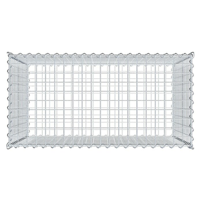 Gabiona Gabione (100 x 50 x 80 cm, Metall, Maschenbreite: 50 mm, Maschenhöhe: 50 mm) | BAUHAUS