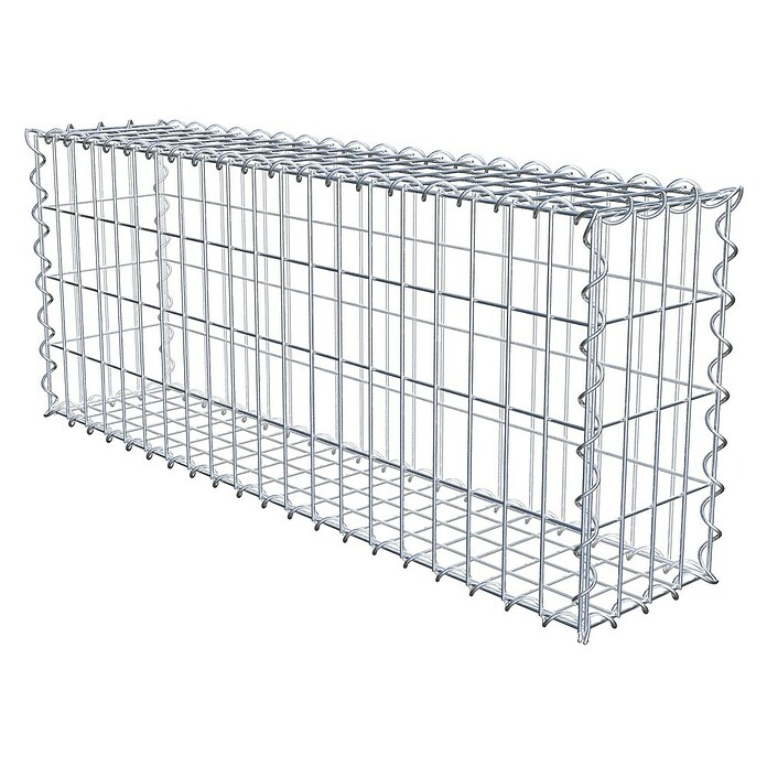 Gabiona Gabione (100 x 20 x 40 cm, Metall, Maschenbreite: 50 mm, Maschenhöhe: 100 mm) | BAUHAUS