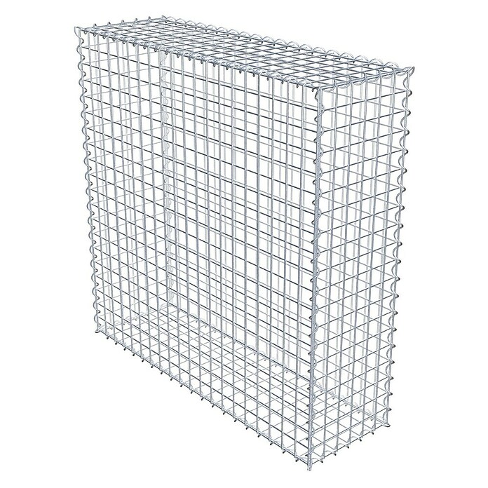Gabiona Gabione (100 x 30 x 100 cm, Metall, Maschenbreite: 50 mm, Maschenhöhe: 50 mm) | BAUHAUS