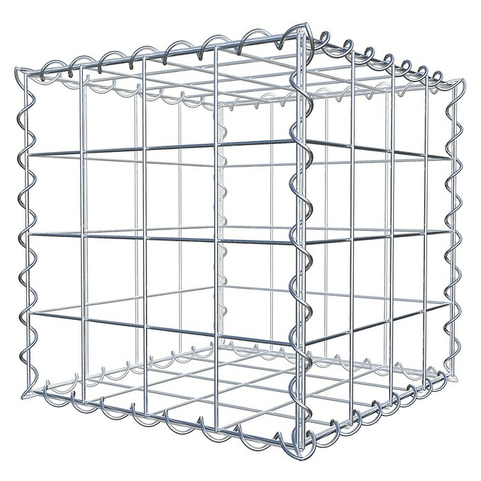 Gabiona Gabione (40 x 40 x 40 cm, Metall, Maschenbreite: 100 mm, Maschenhöhe: 100 mm) | BAUHAUS