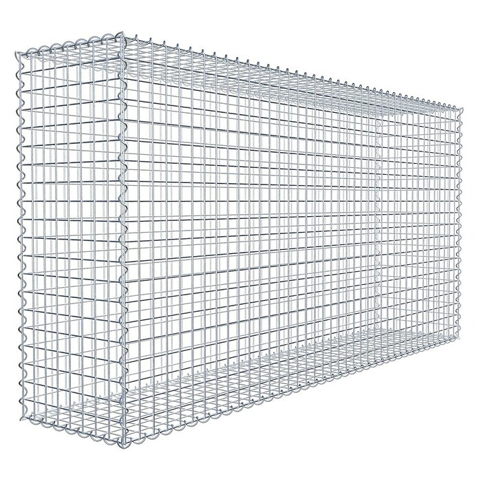 Gabiona Gabione (200 x 40 x 100 cm, Metall, Maschenbreite: 50 mm, Maschenhöhe: 50 mm) | BAUHAUS